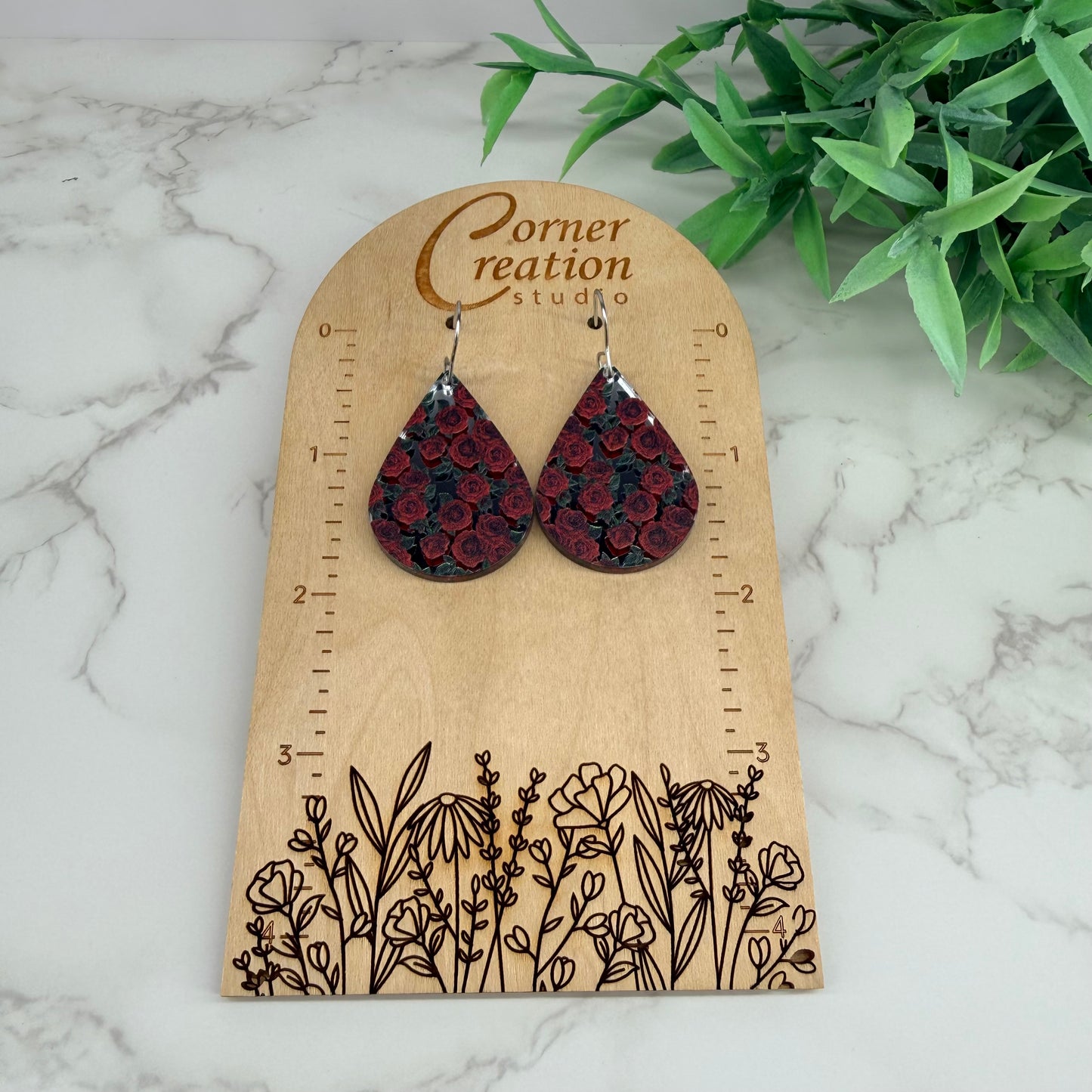 Rose Scattered Earrings