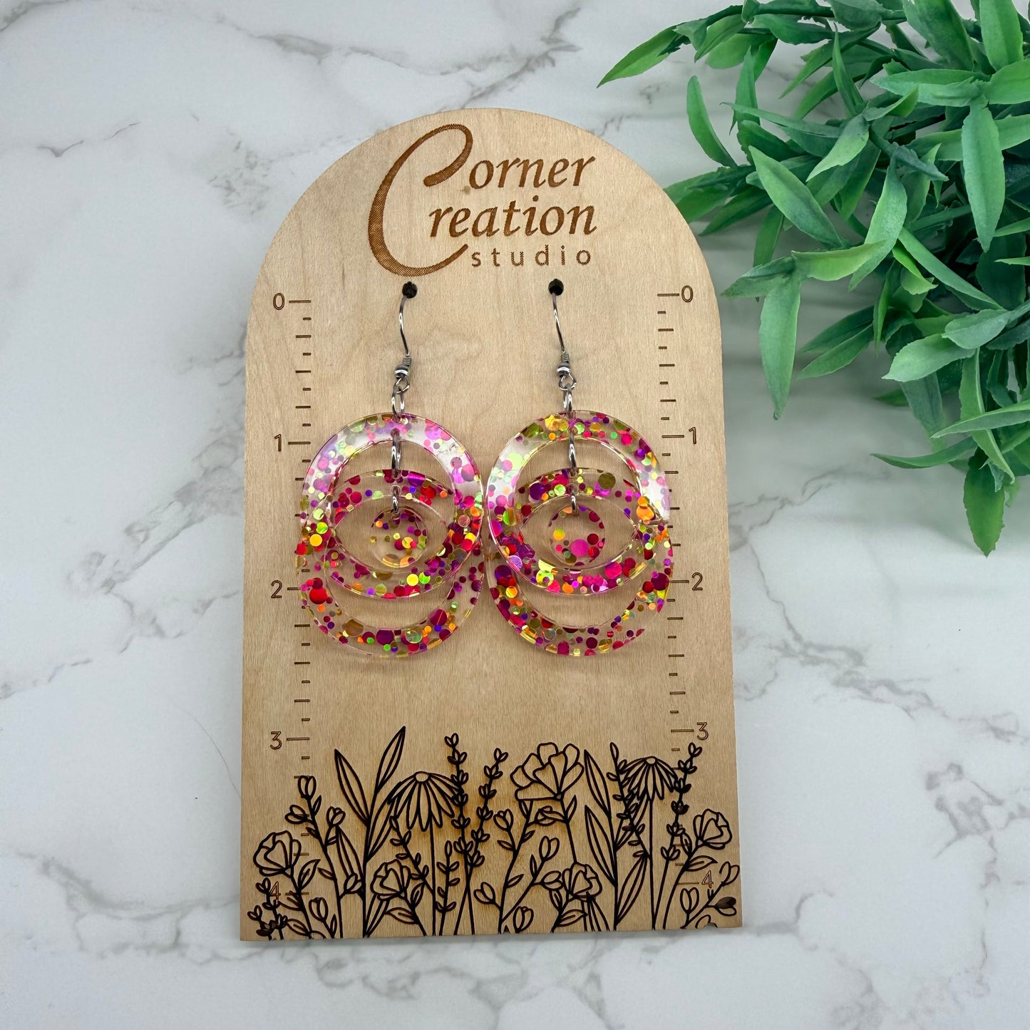 Linking Circle Earrings