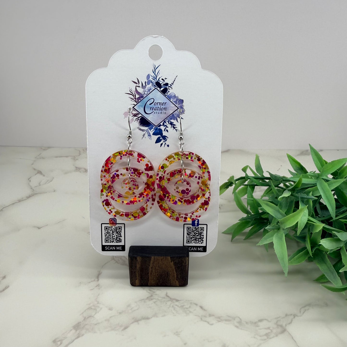 Linking Circle Earrings
