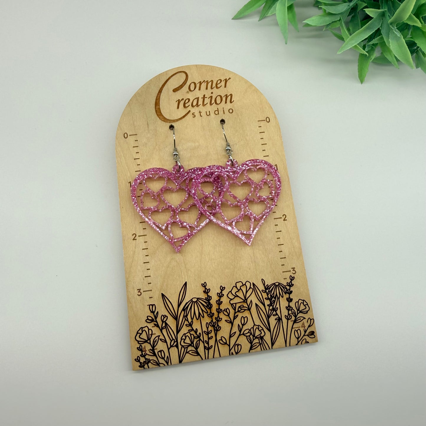 Multi Heart Earrings