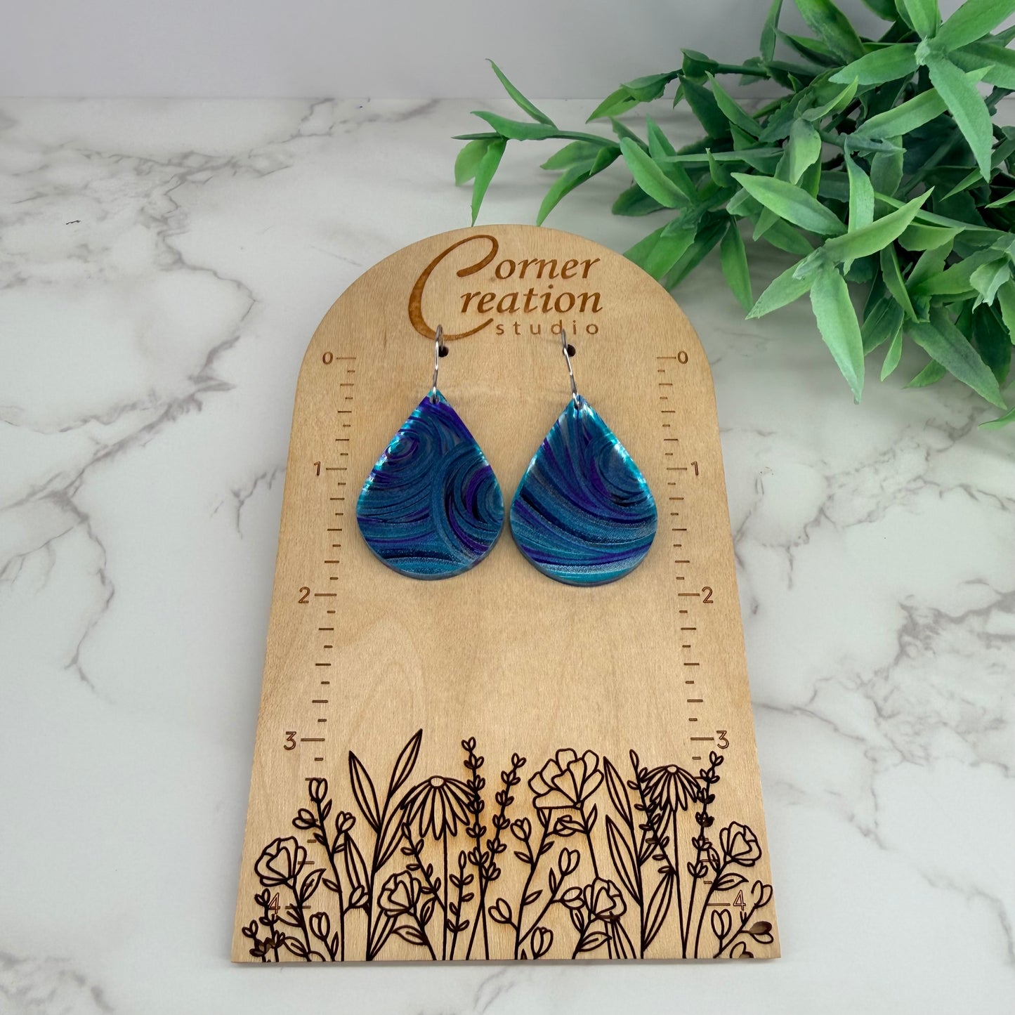 Mermaid Swirl Earrings