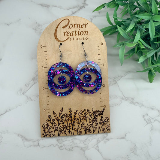 Linking Circle Earrings
