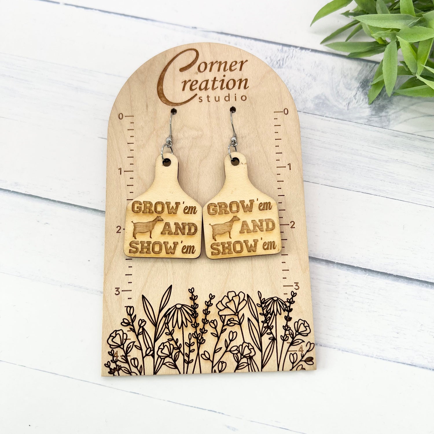Wood Earrings