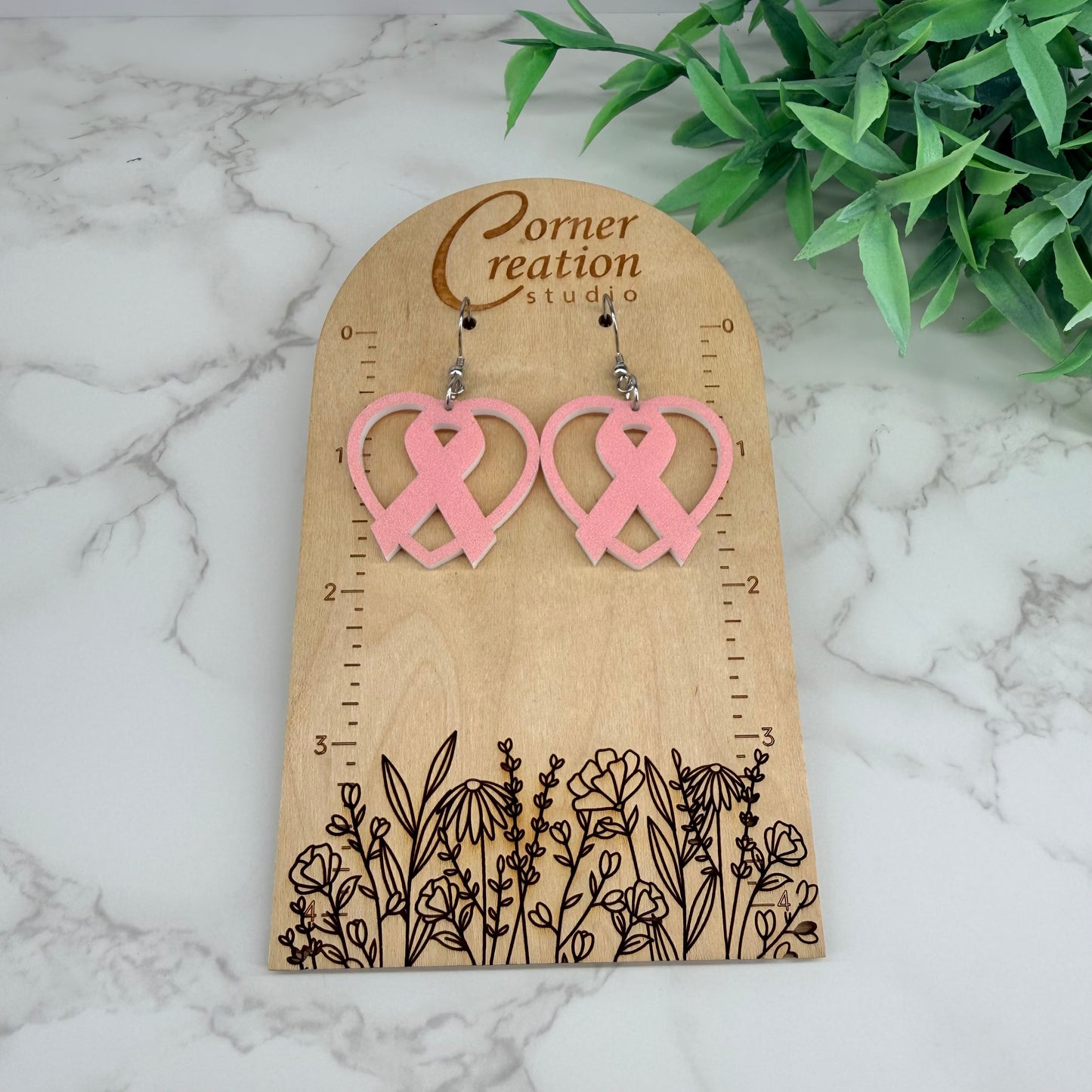 Breast Cancer Awareness Earring