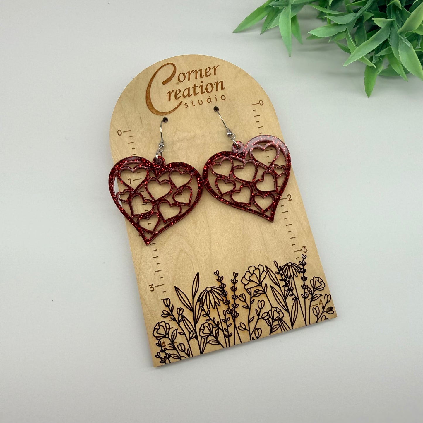Multi Heart Earrings