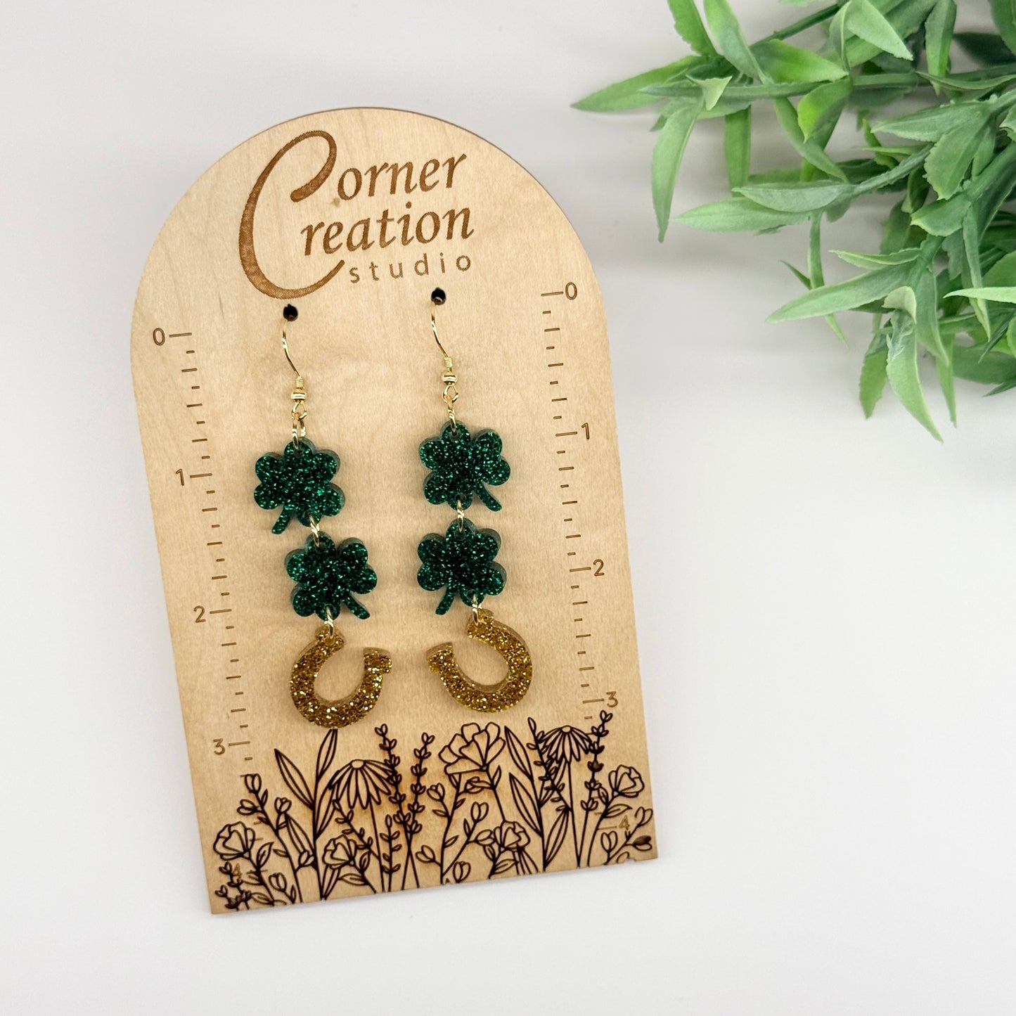 Cascading Clover Earrings