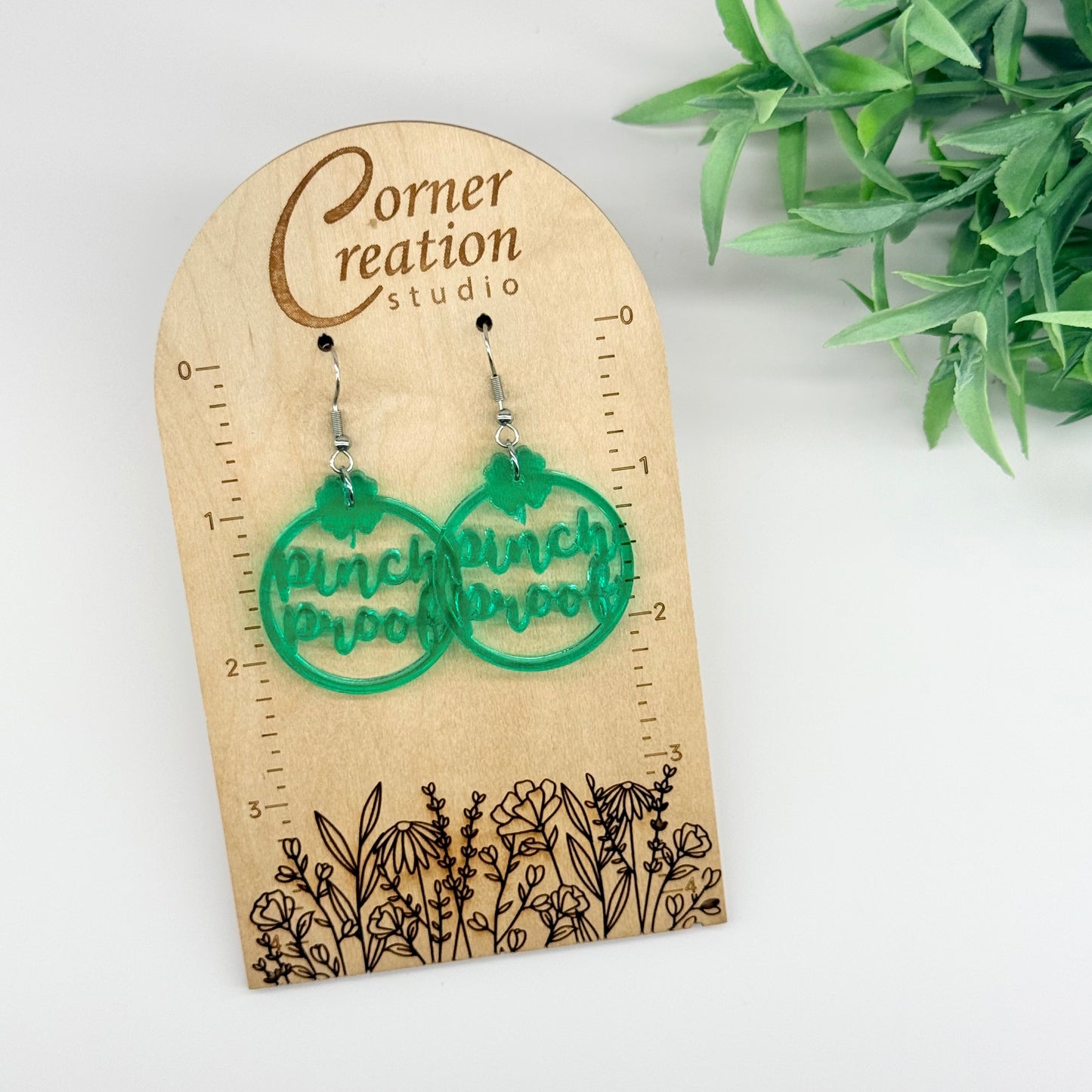 St. Patrick's Day Pinch Proof Earrings