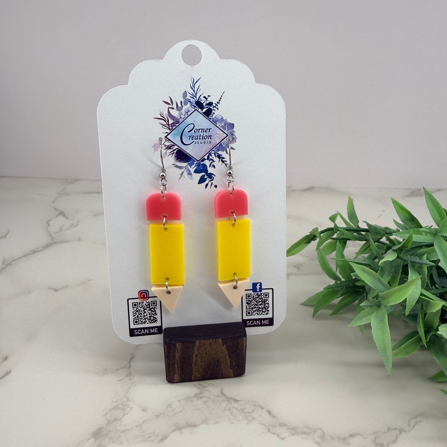Pencil Earrings
