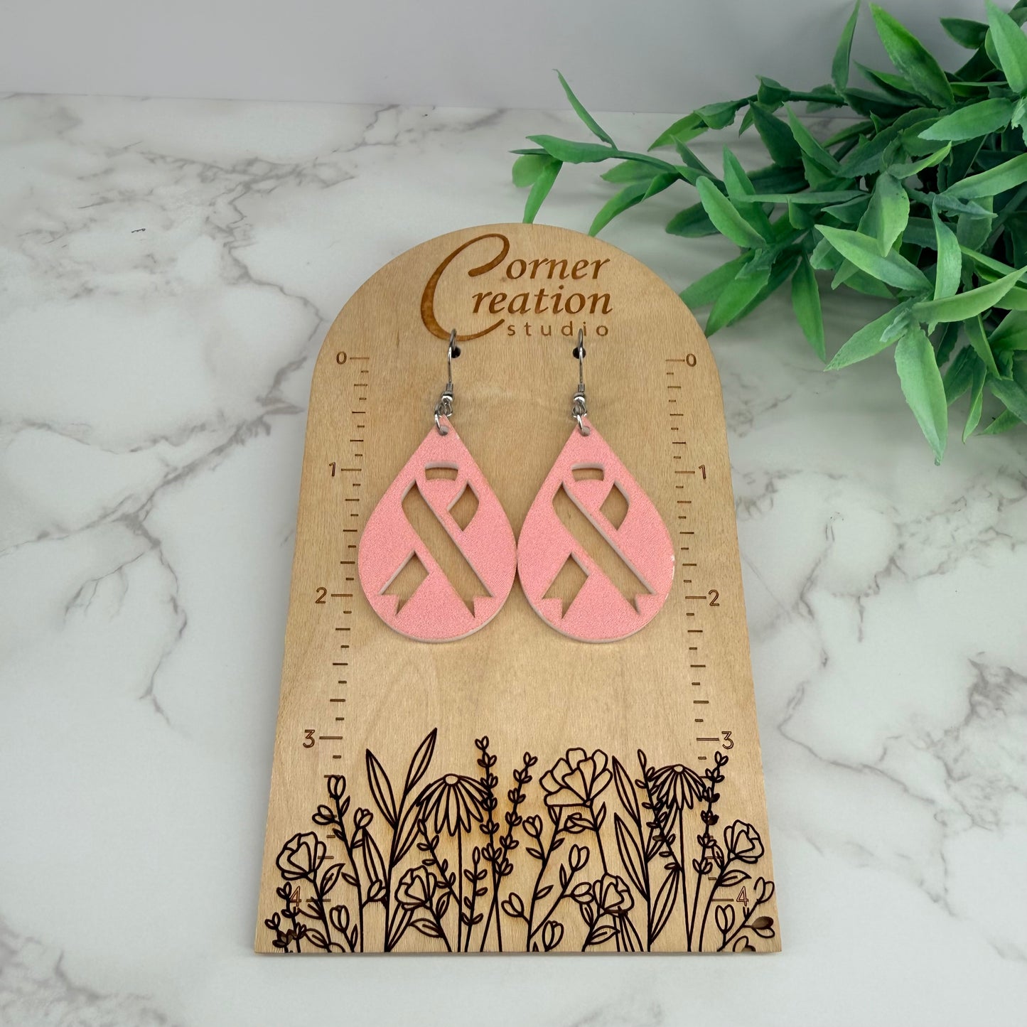 Breast Cancer Awareness Earring