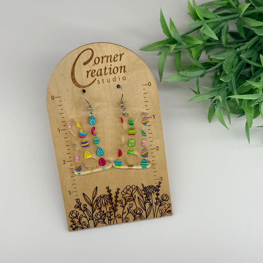 Easter Egg Bunny Earrings