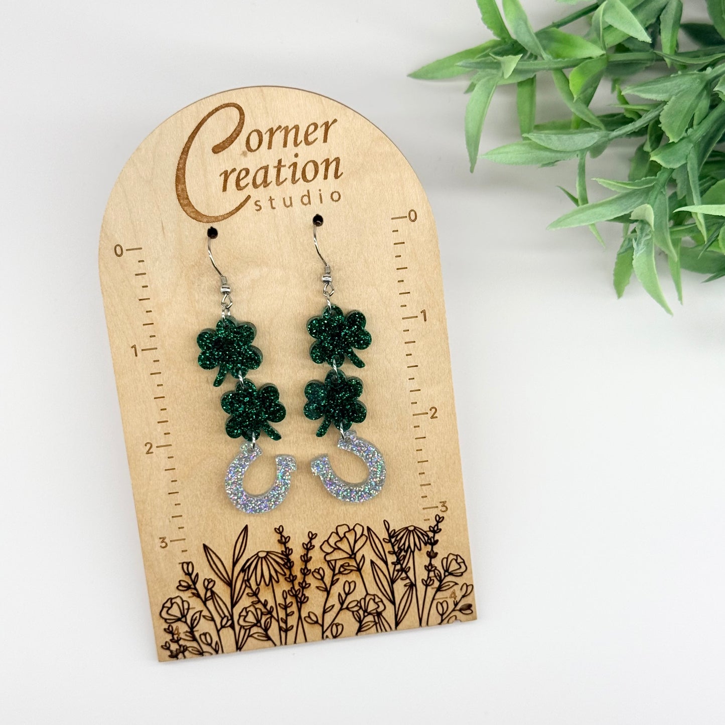 Cascading Clover Earrings