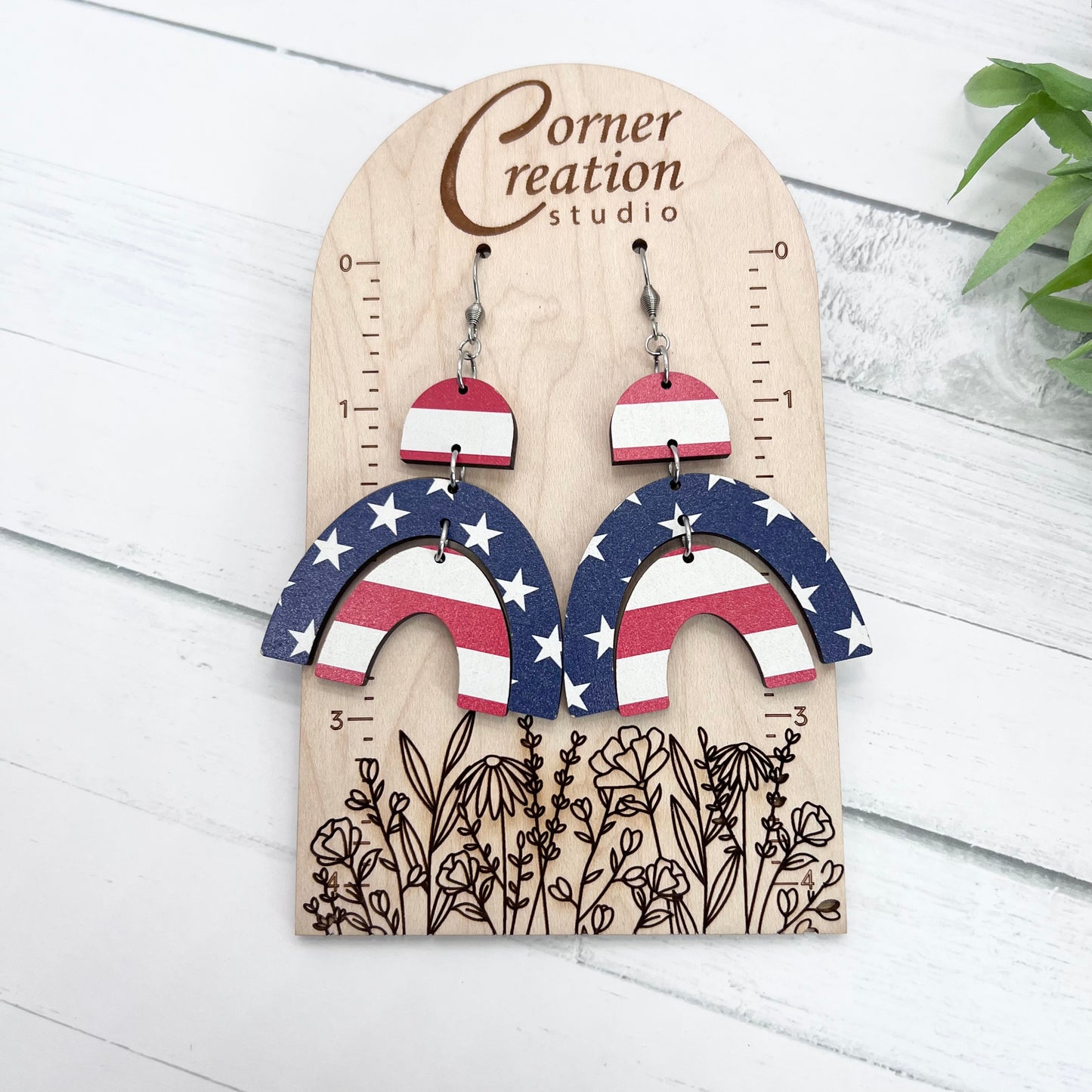 Patriotic Arch Earrings