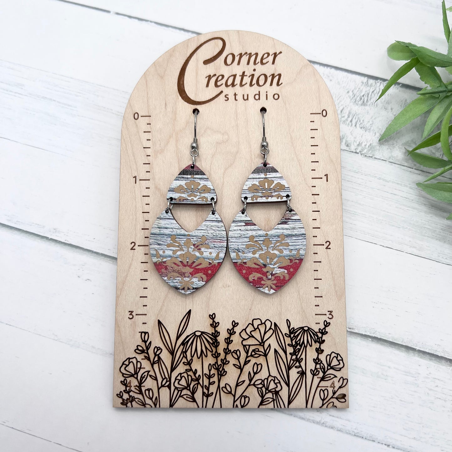 Red Barn Earrings