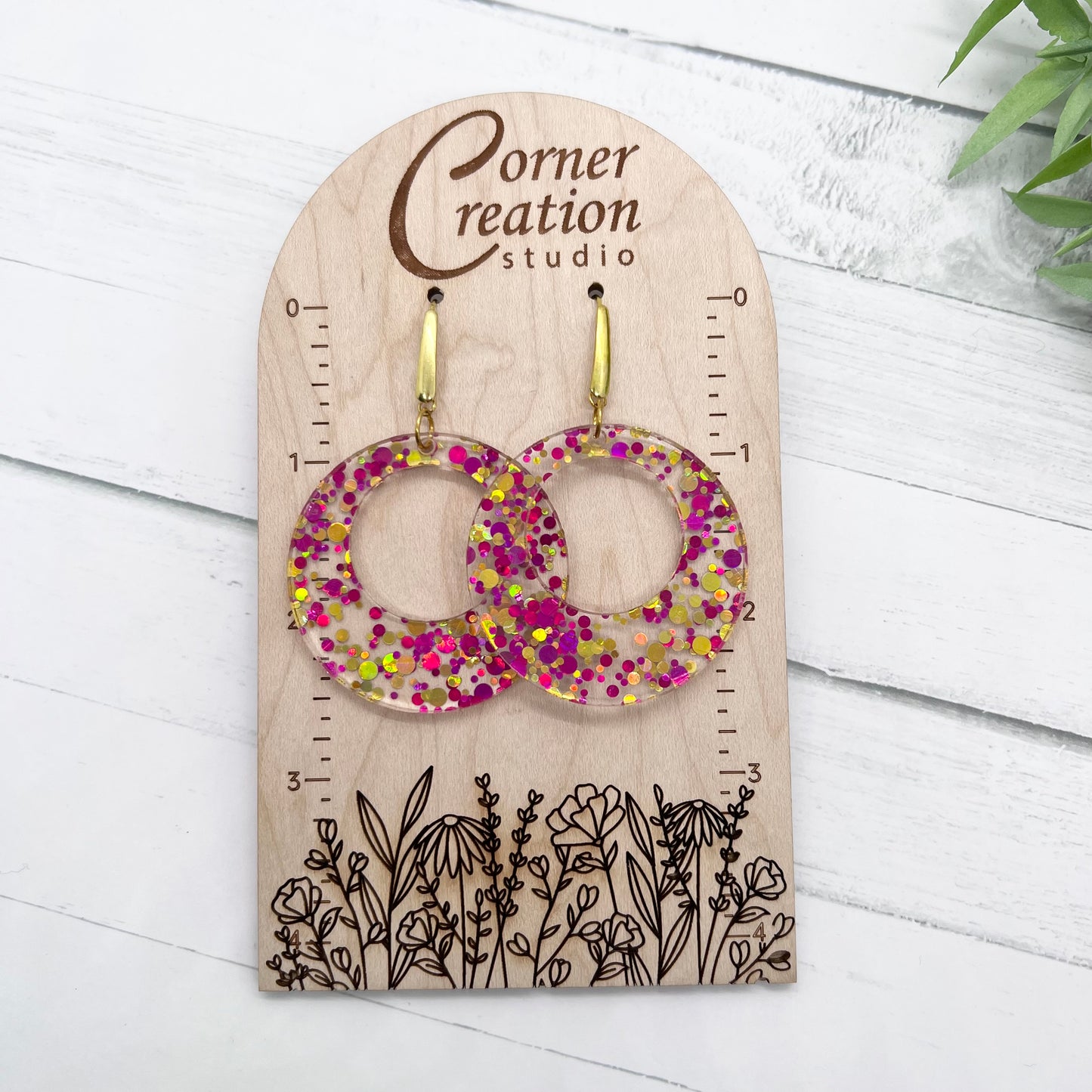 Circle in Circle Earring