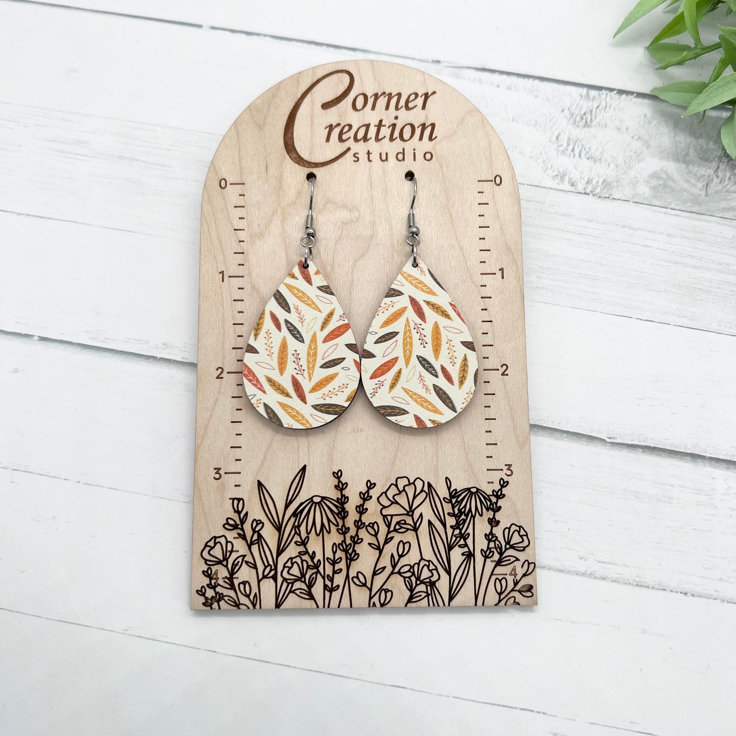 Fall Foliage Trio Earring