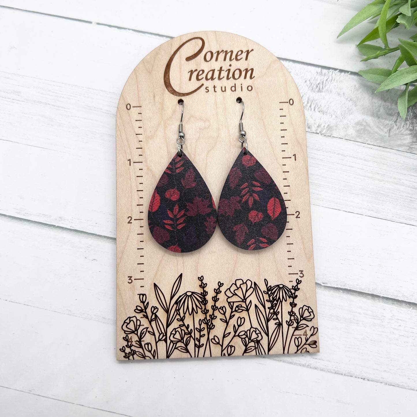 Fall Foliage Trio Earring