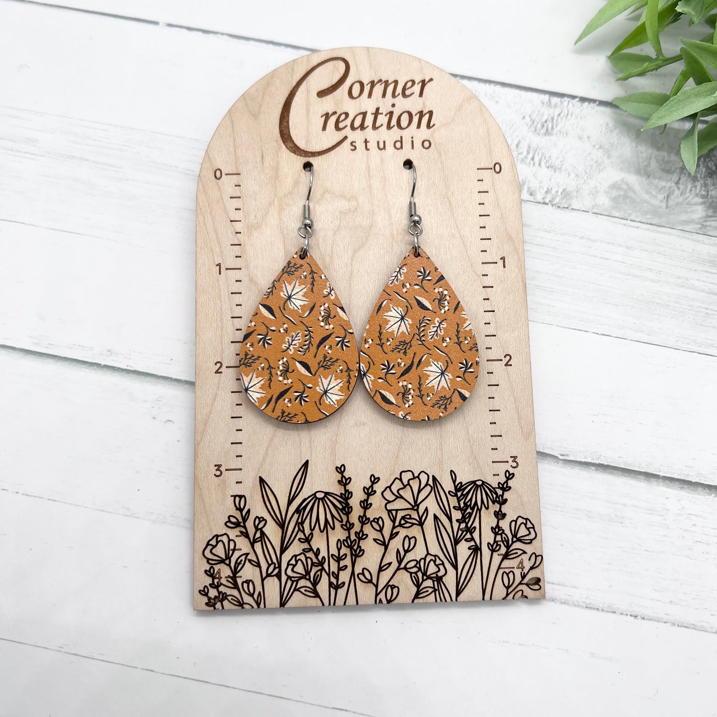 Fall Foliage Trio Earring