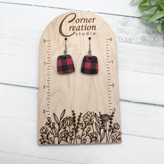 Buffalo Plaid Earring