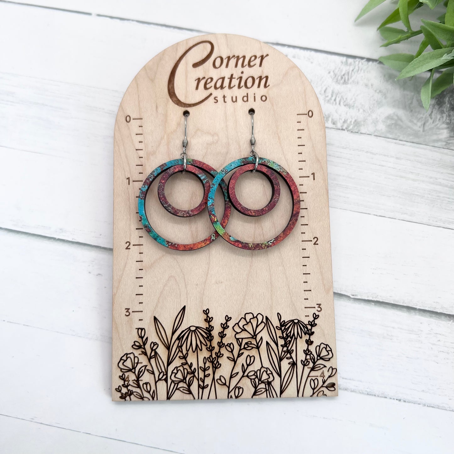 Copper Nesting Hoop Earring