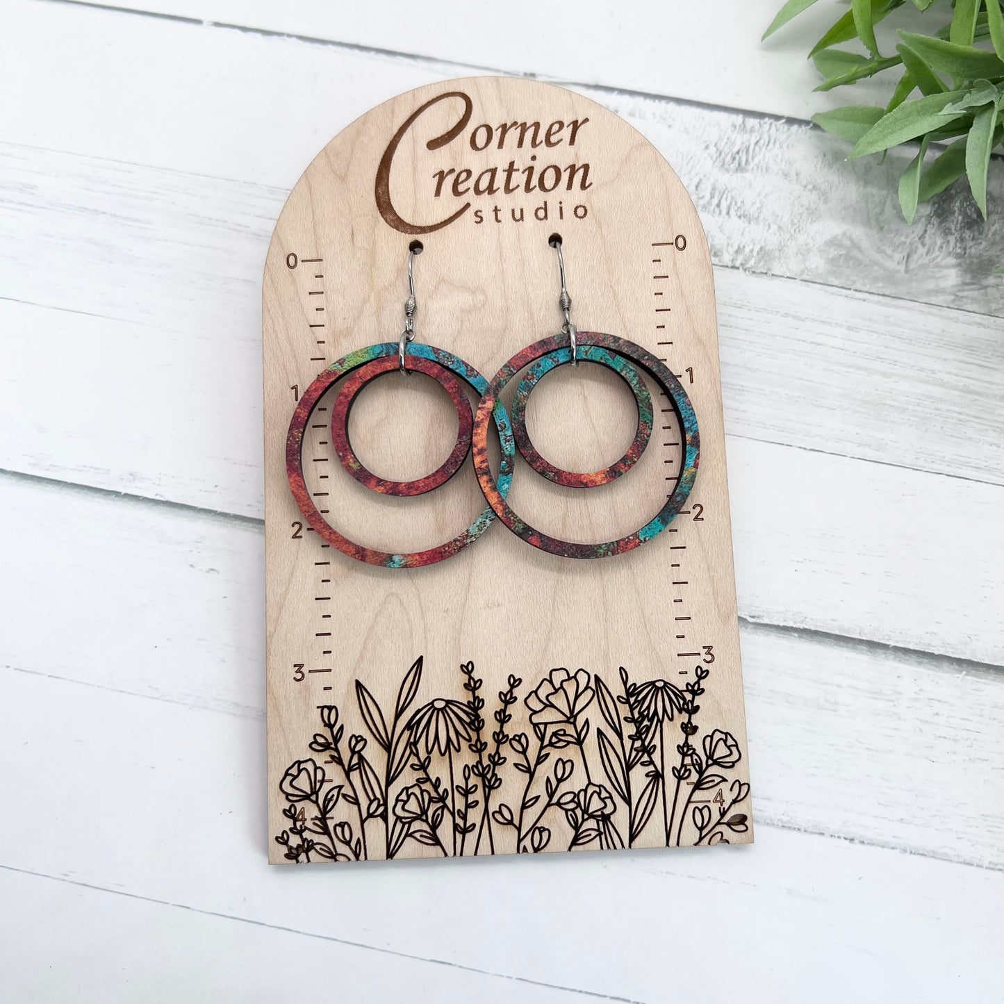 Copper Nesting Hoop Earring