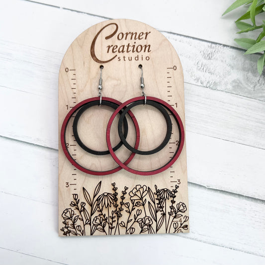 Circle Nesting Hoop Earring