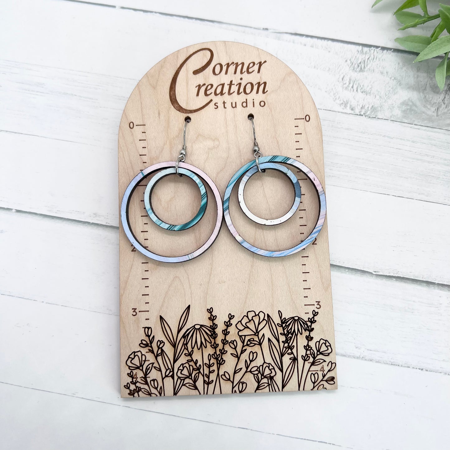 Pastel Nesting Hoop Earring