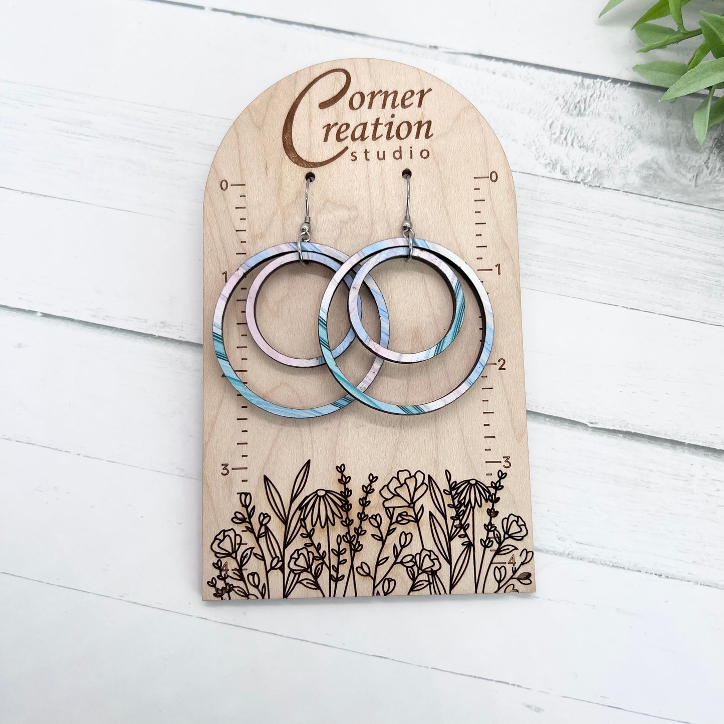 Pastel Nesting Hoop Earring