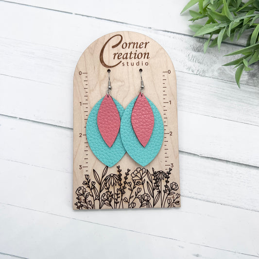 Pointed Oval Earring