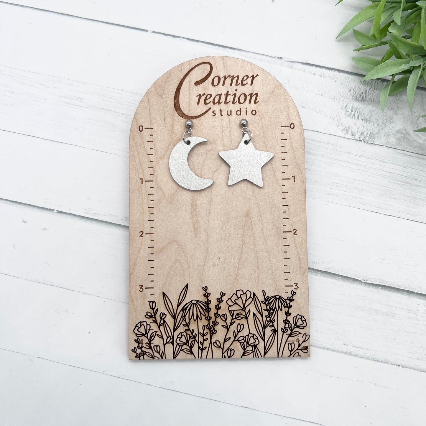 Moon & Star Earring