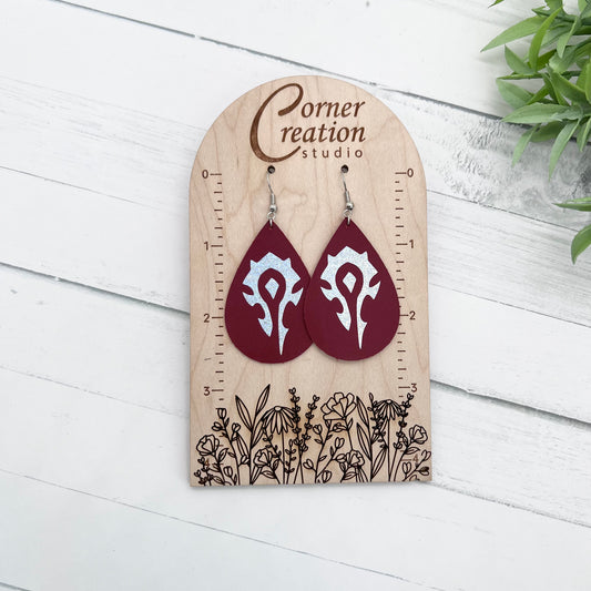 Horde Teardrop Earring