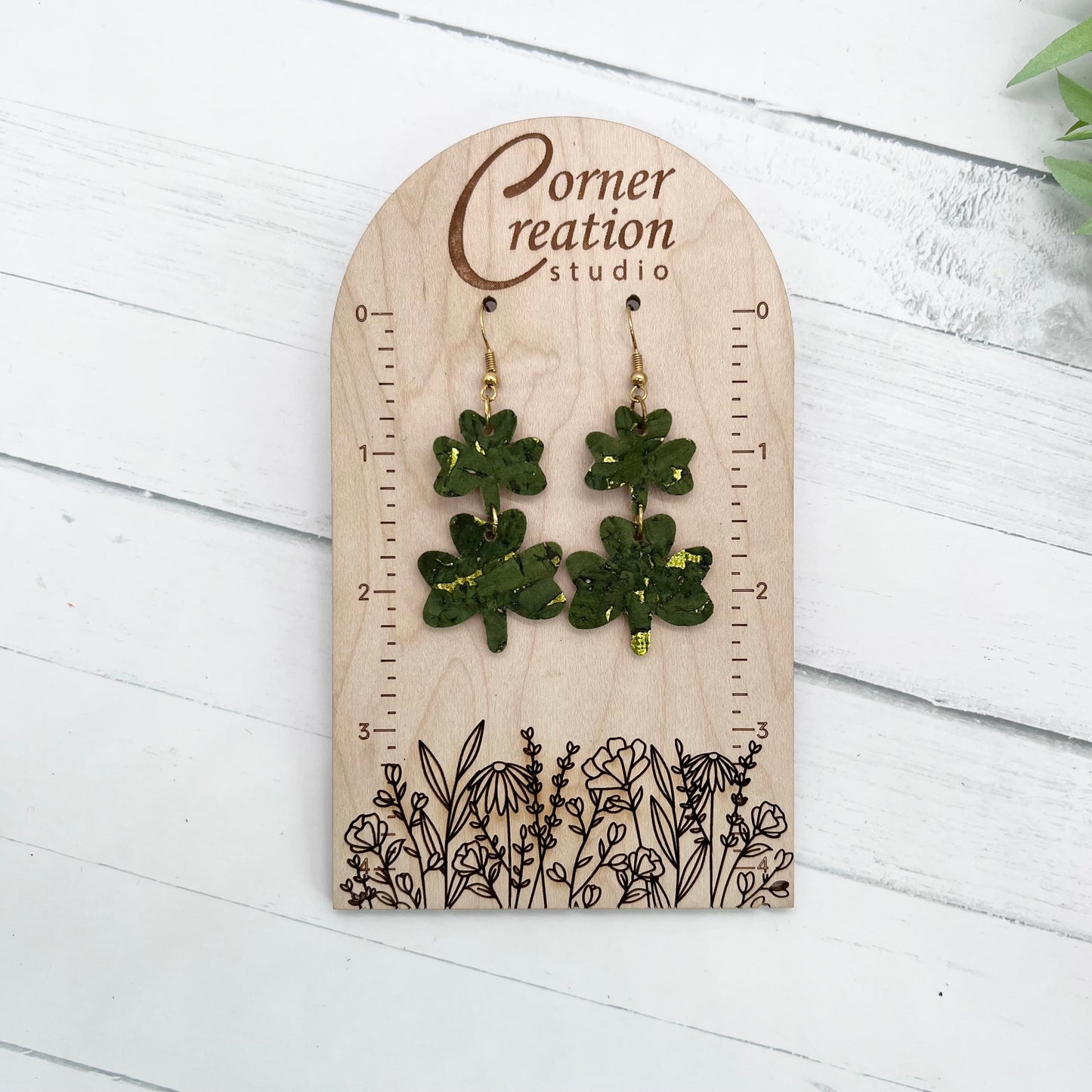 Three Leaf Clover Earring