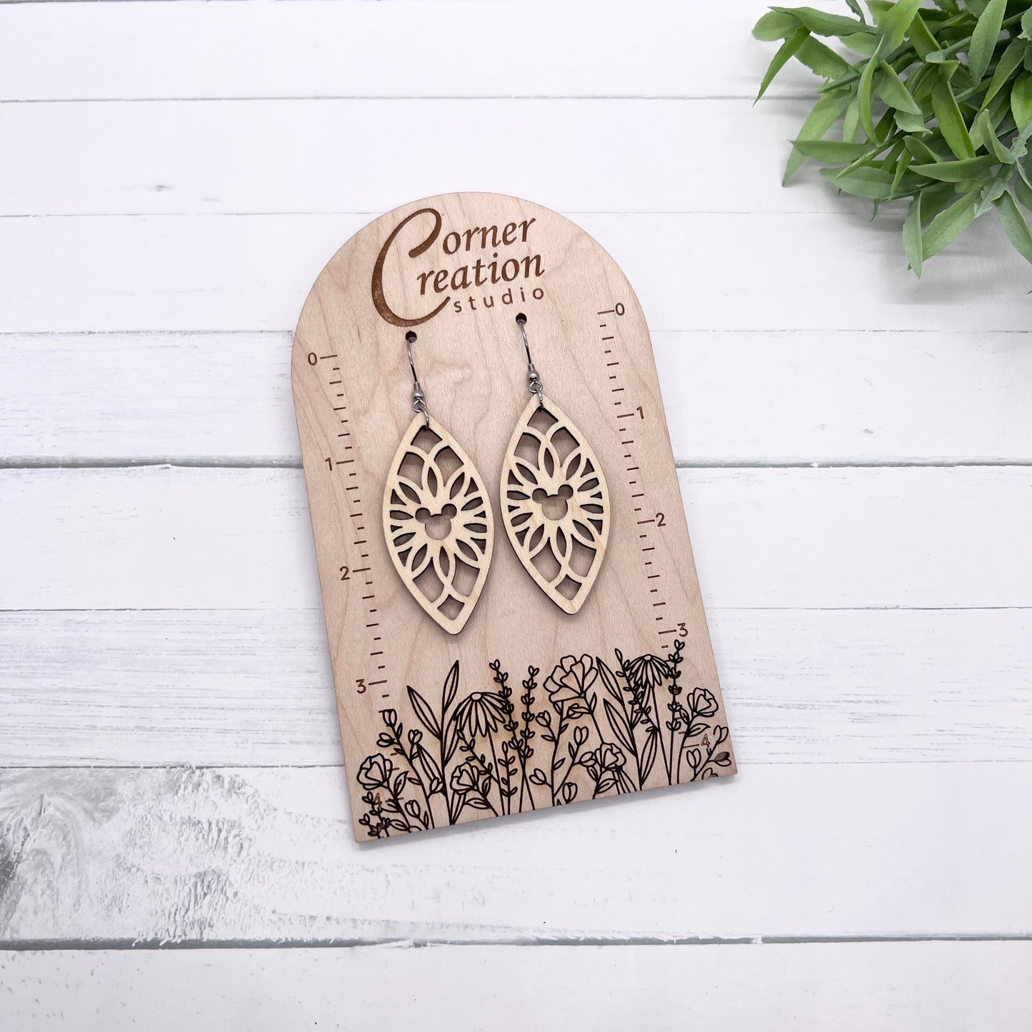 Flower Mouse Earrings