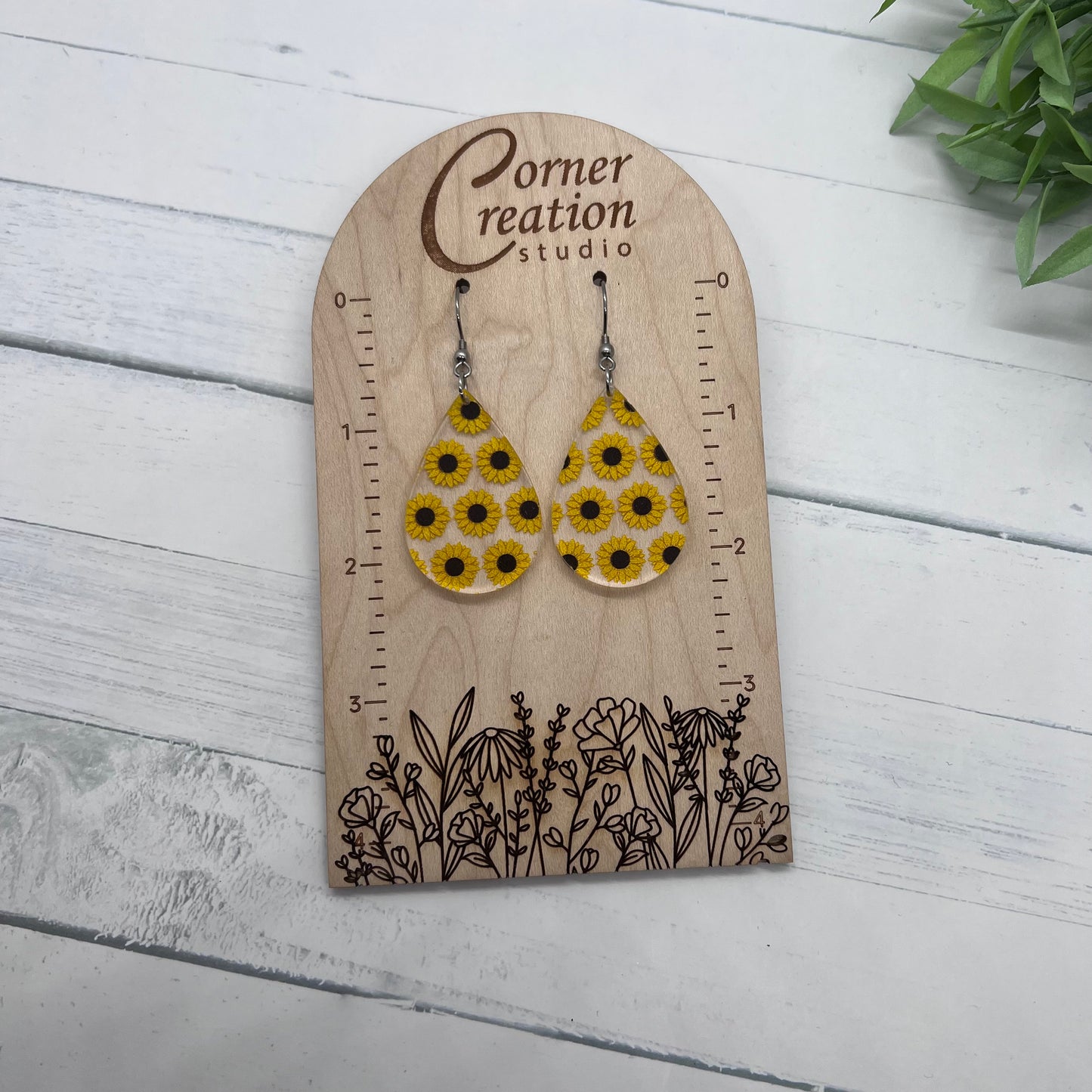 Sunflower Earrings