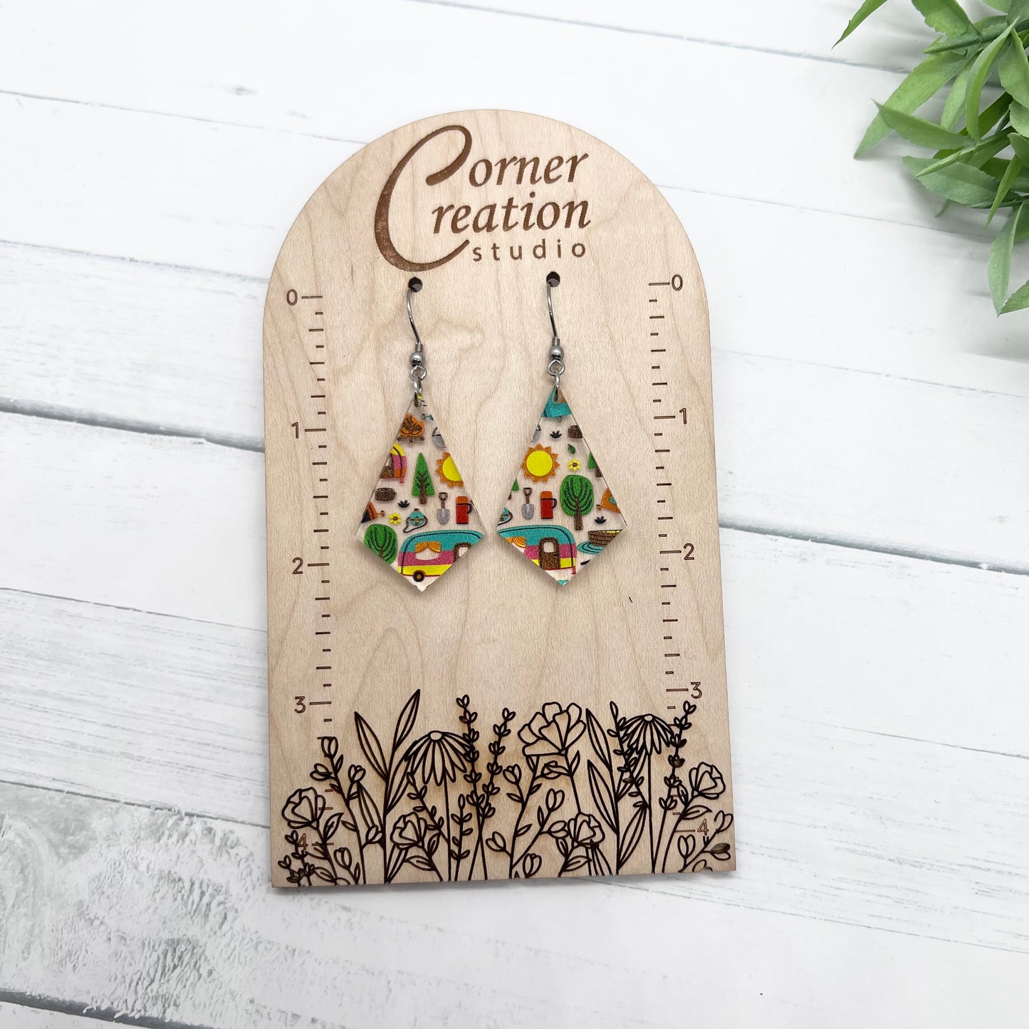 Camping Earrings