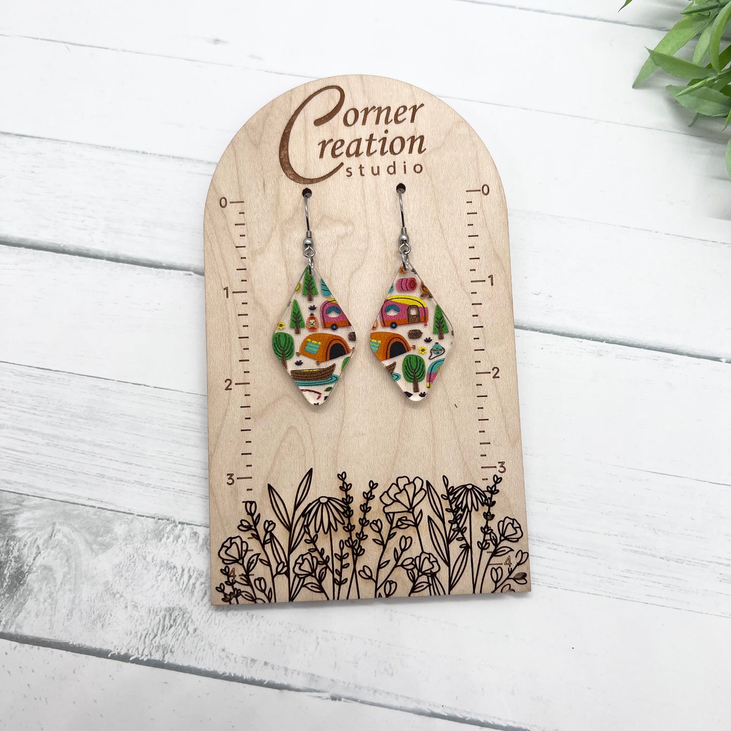 Camping Earrings