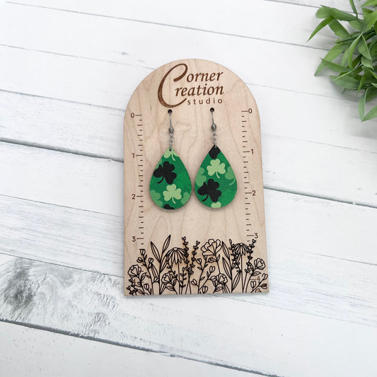 St. Patrick's Day TearDrop Earrings