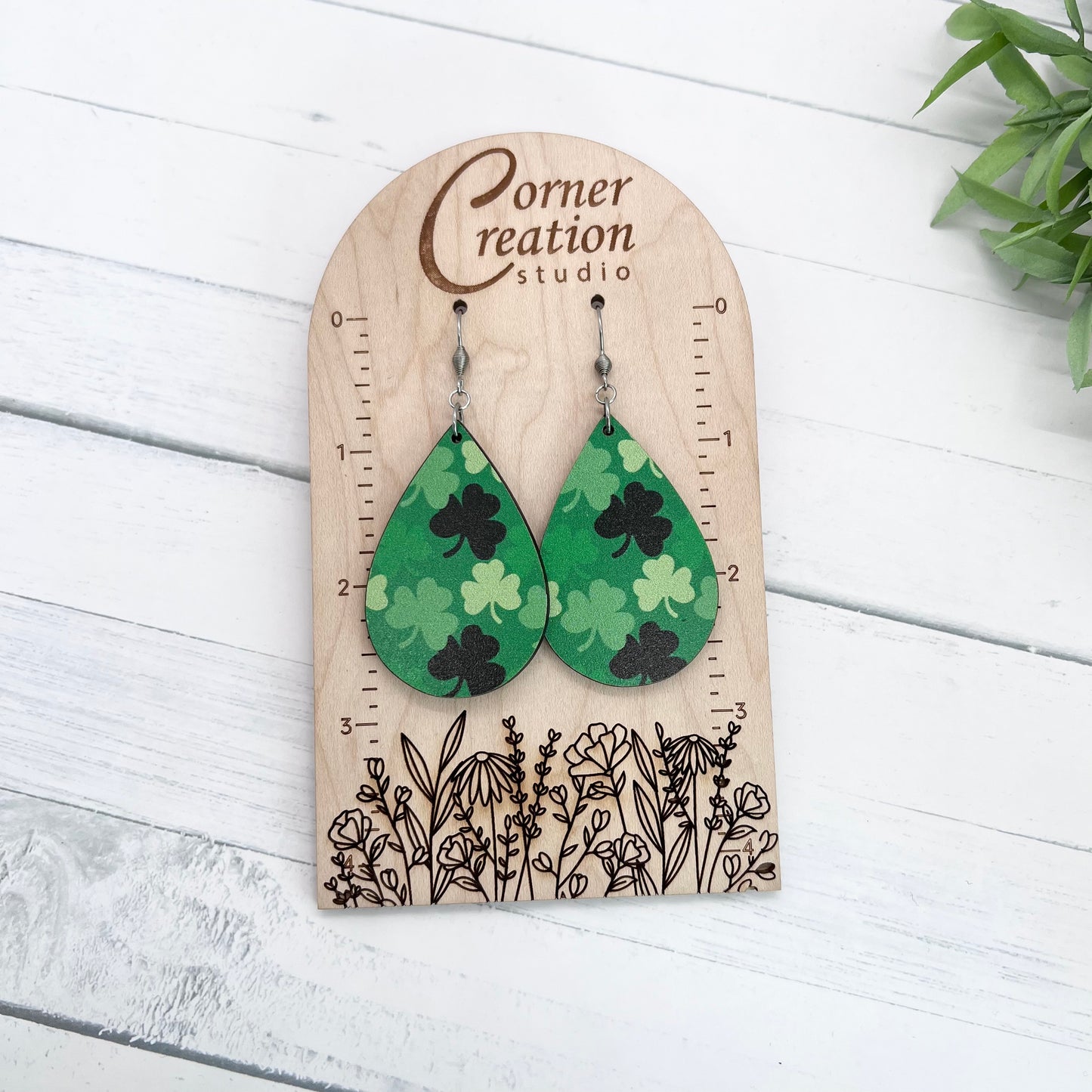 St. Patrick's Day TearDrop Earrings