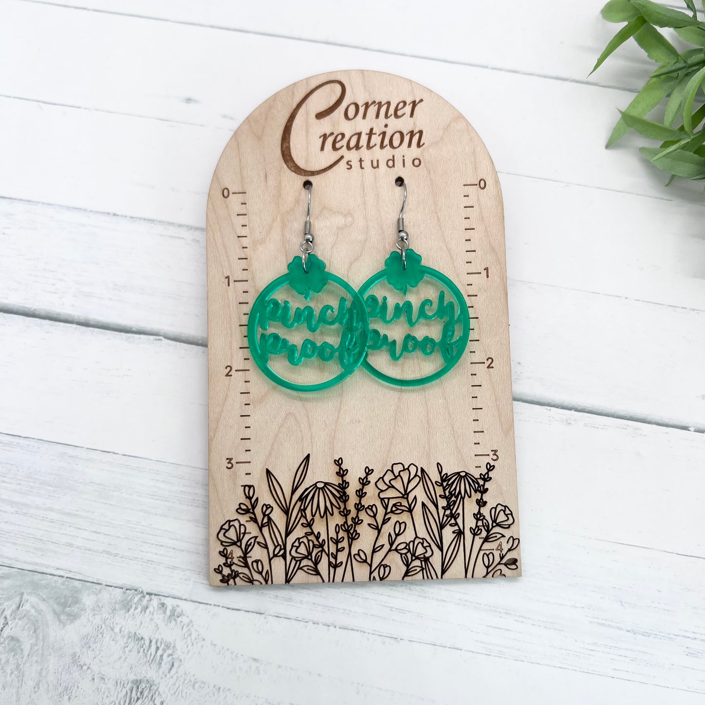 St. Patrick's Day Pinch Proof Earrings