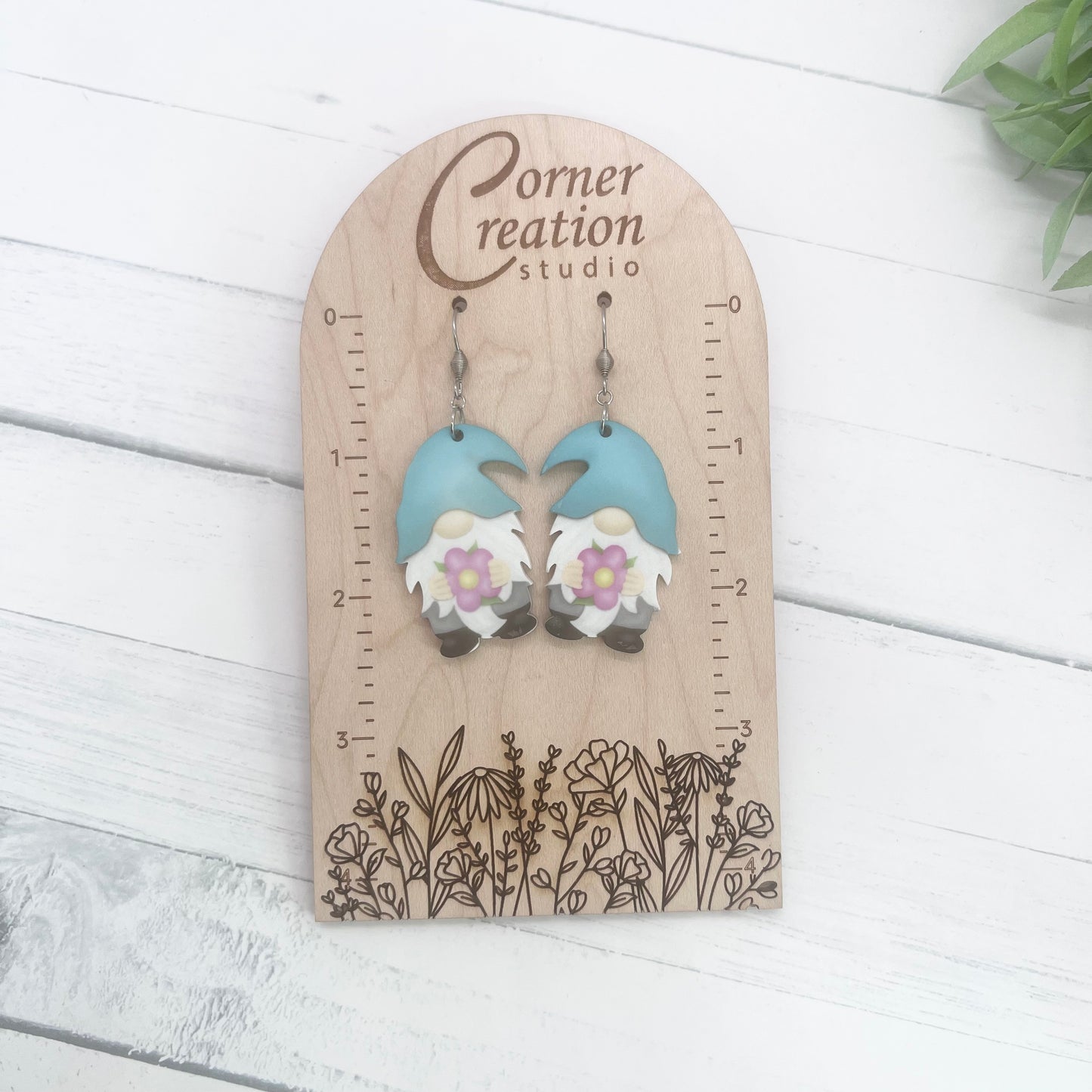 Gnome Flower Earrings