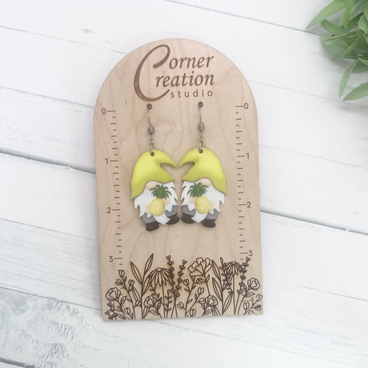 Gnome Pineapple Earrings