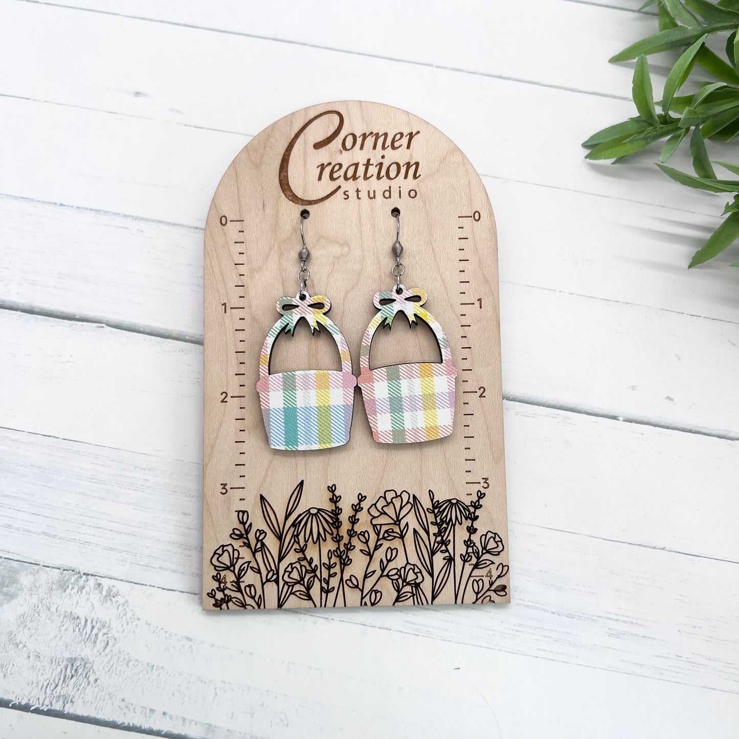 Easter Basket Earrings