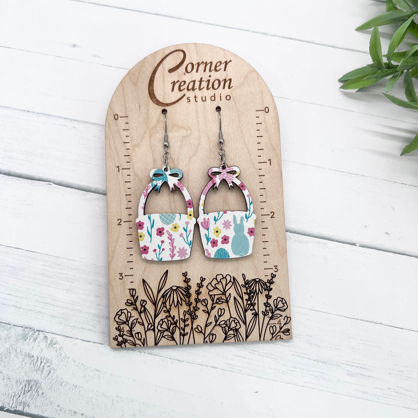 Easter Basket Earrings