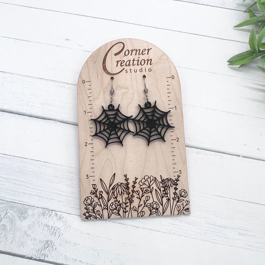 Spider Web Earrings