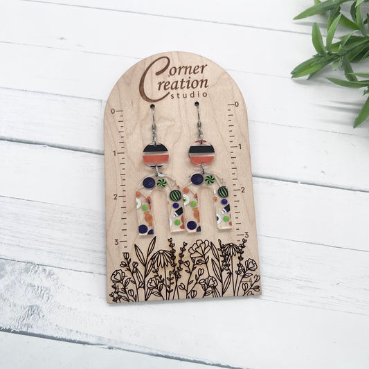 Arch Halloween Earrings