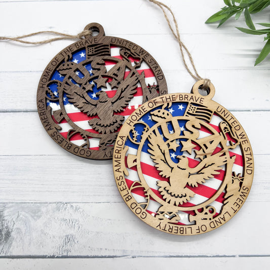 USA Flag Ornament