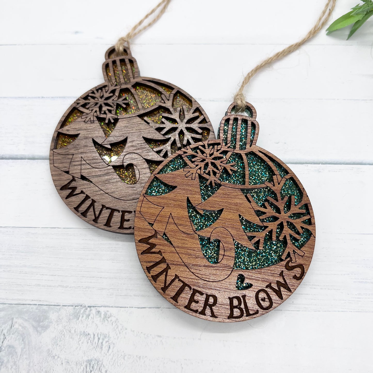 Winter Blows Ornament