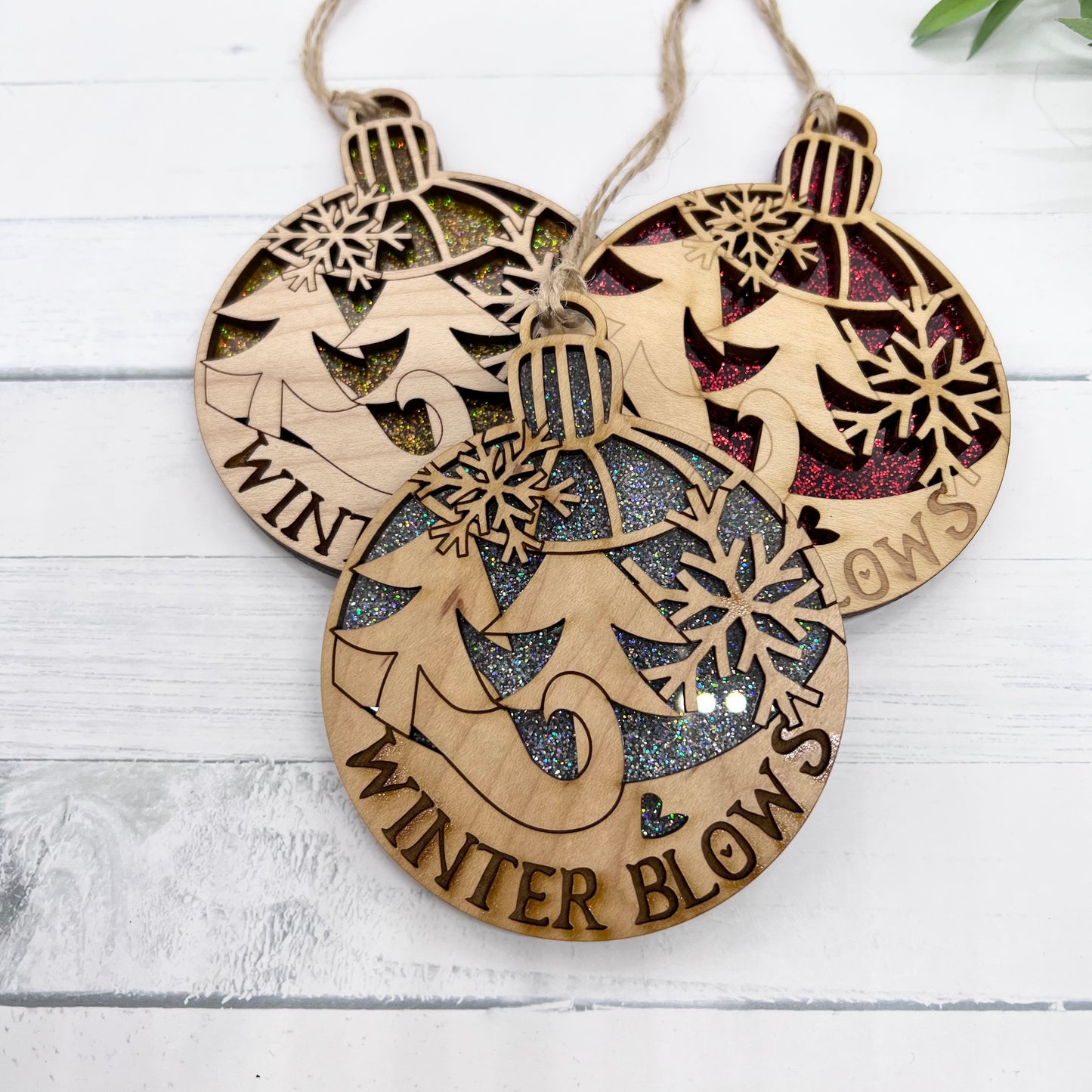 Winter Blows Ornament