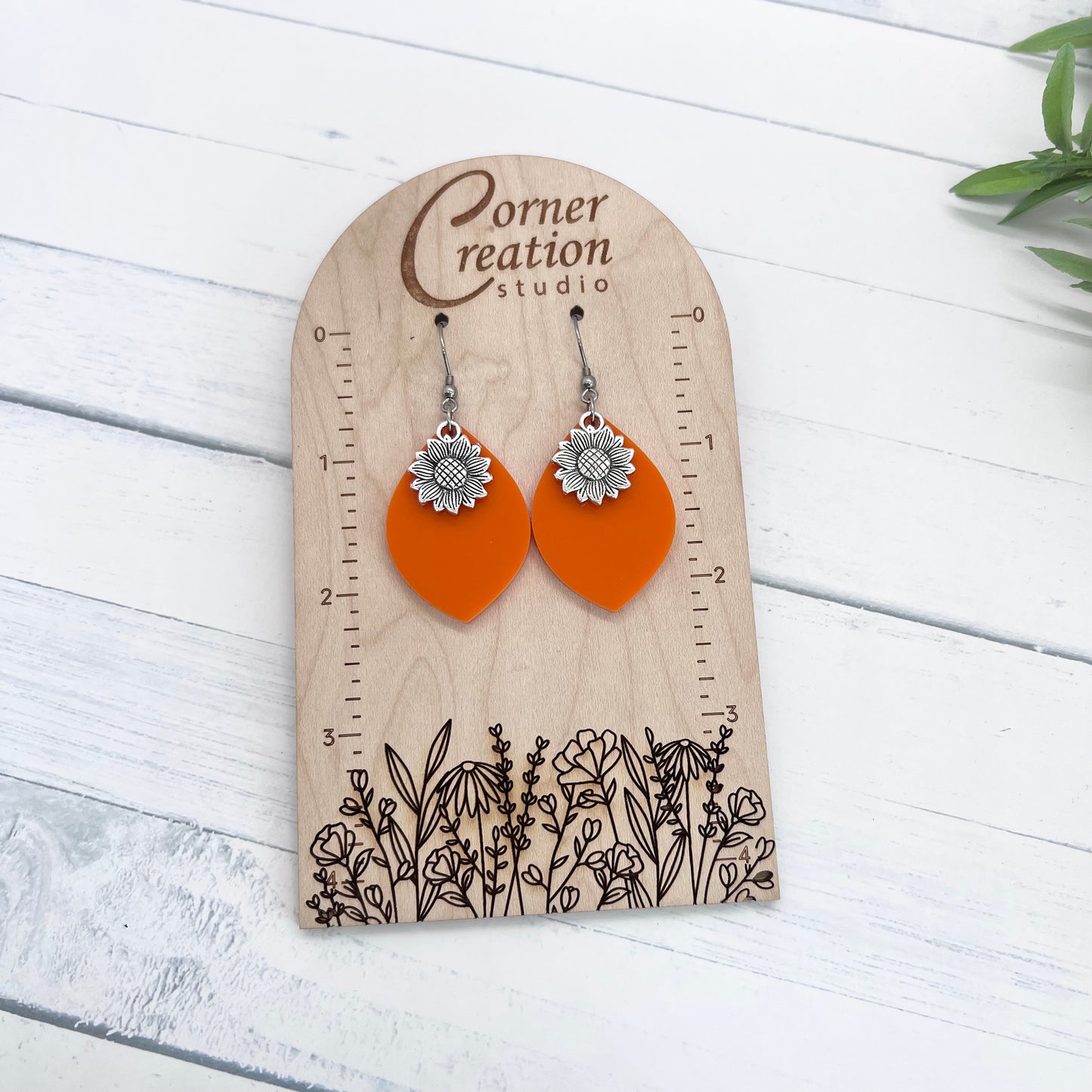 Orange Earrings