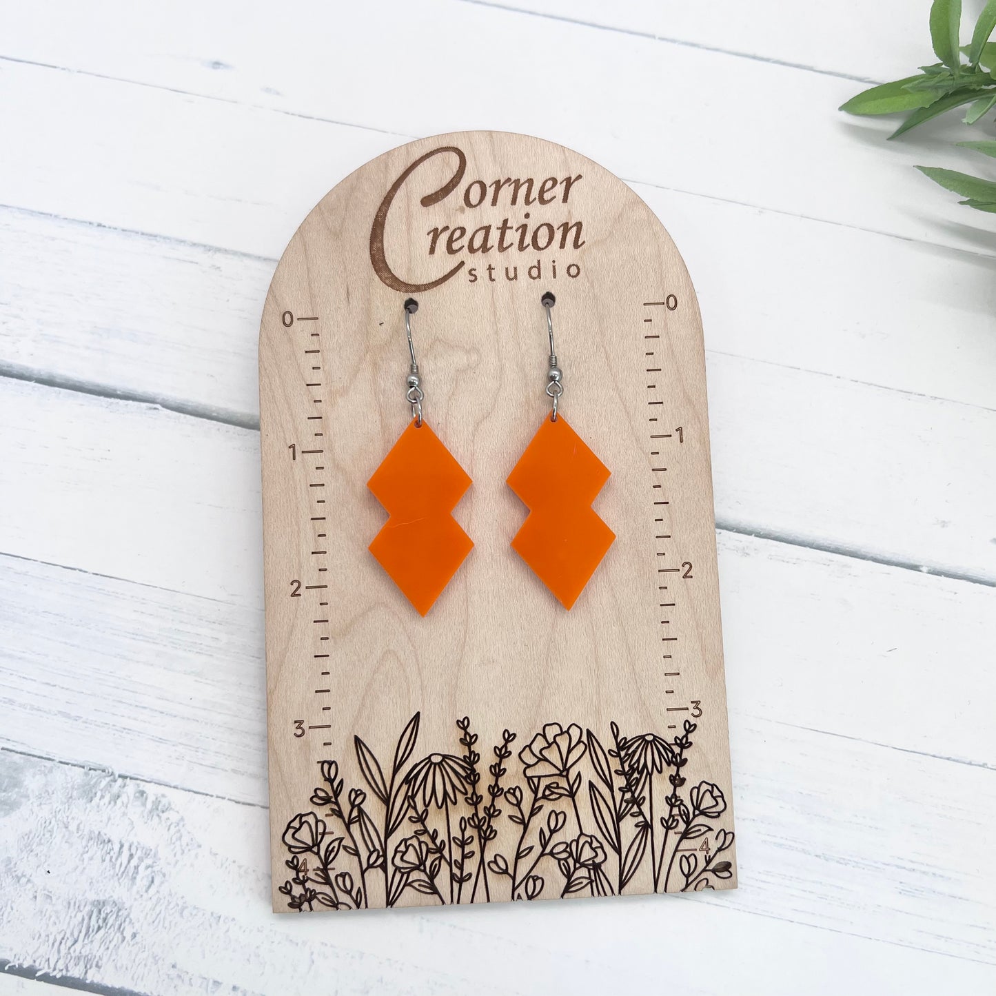 Orange Earrings