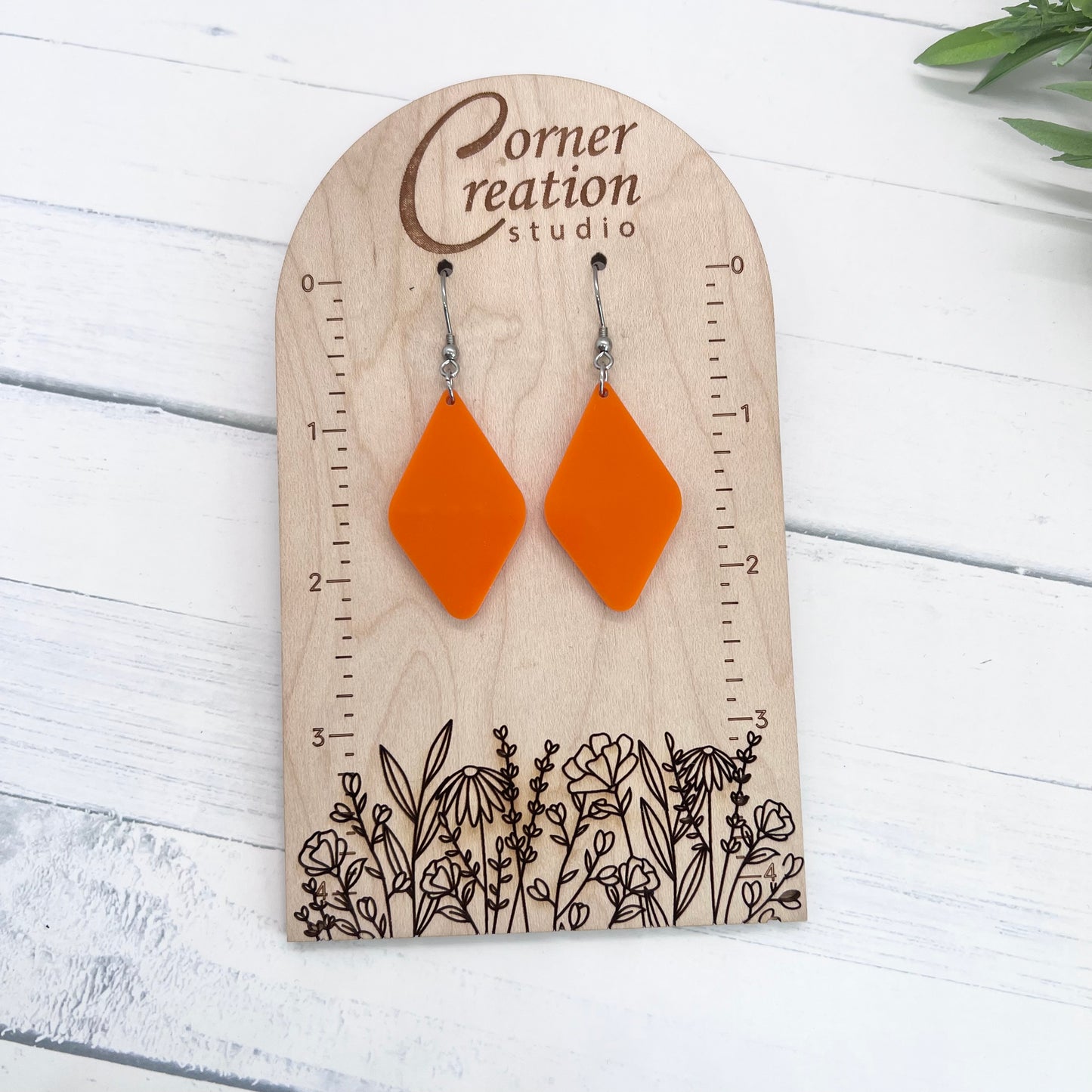 Orange Earrings